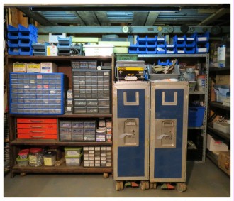 (Image: Storage Units Under a Grey Pallet Rack)