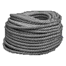 (Image Left: Large Coil of Rope)