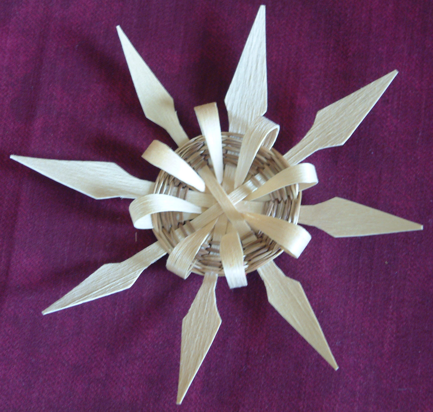 Ash and Sweetgrass Star Ornament