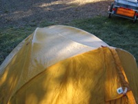 Frost on Tent