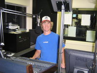 J.R. at Key83 AM in Wainwright