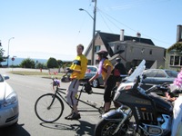 Wayne and Susan arrive Mile 0