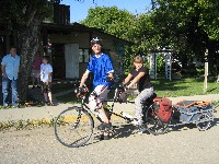 Wayne and Allie riding