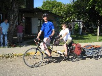 Wayne and Josh riding