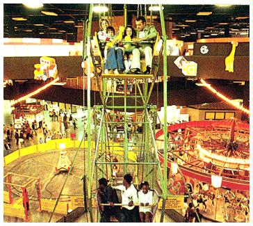 (Image: Riders Enjoy the View from the Ferris Wheel)