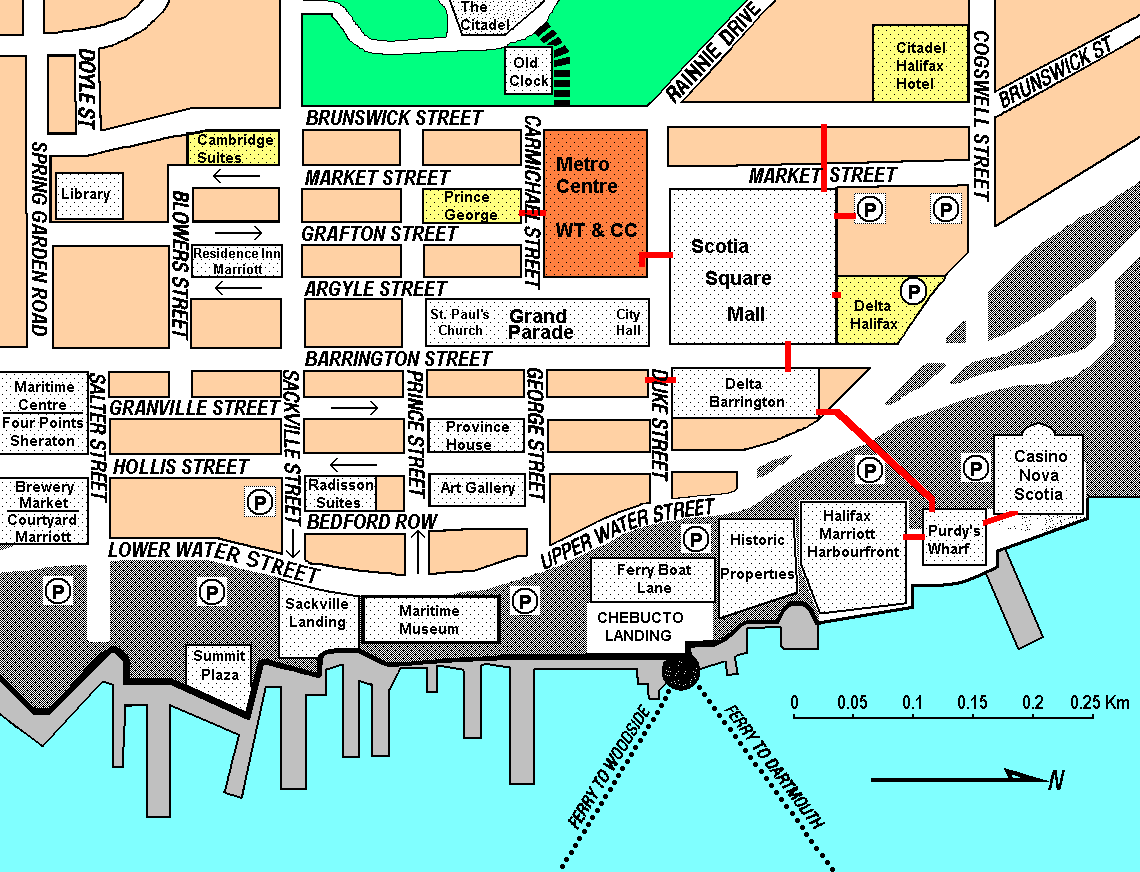 Map Of Downtown Halifax Halifax Festival 2010 Site Description