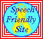 [The Speech Friendly Ribbon Award logo.]