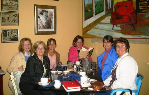 Here's a typical scene at Book Club! ;-0 