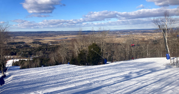 The view from the top of the hill at Martock